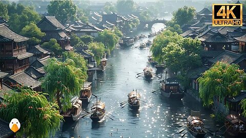 Tongli Ancient Town, Suzhou🇨🇳 Over 1000 Year Old China Water Town (4K UHD).