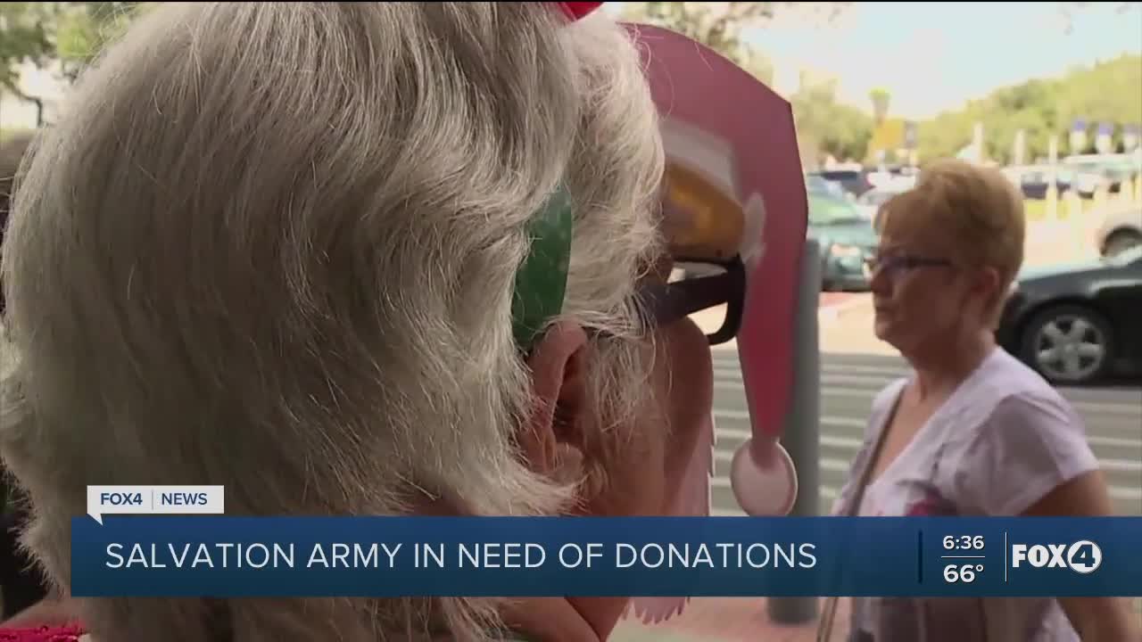 Salvation Army in need of donations