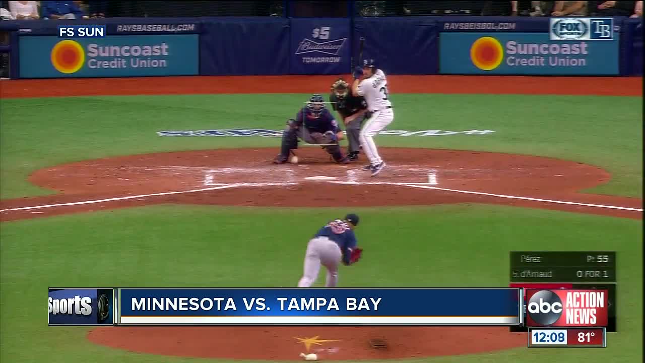 Austin Meadows drives in 4 runs as the streaking Tampa Bay Rays pound the Minnesota Twins 14-3