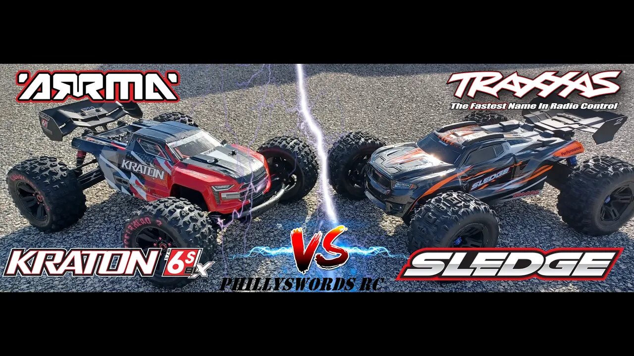 Traxxas Sledge 6S vs Arrma Kraton V5 6S Who Will Survive