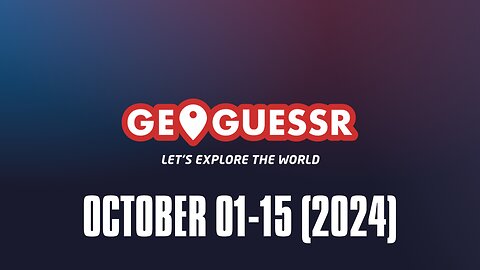 GeoGuessr Daily Challenge Livestream - October Edition 🌍 (1st - 15th)