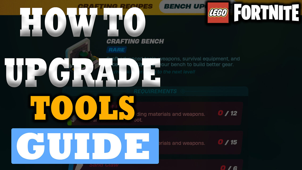 How To Craft Better Tools In LEGO Fortnite