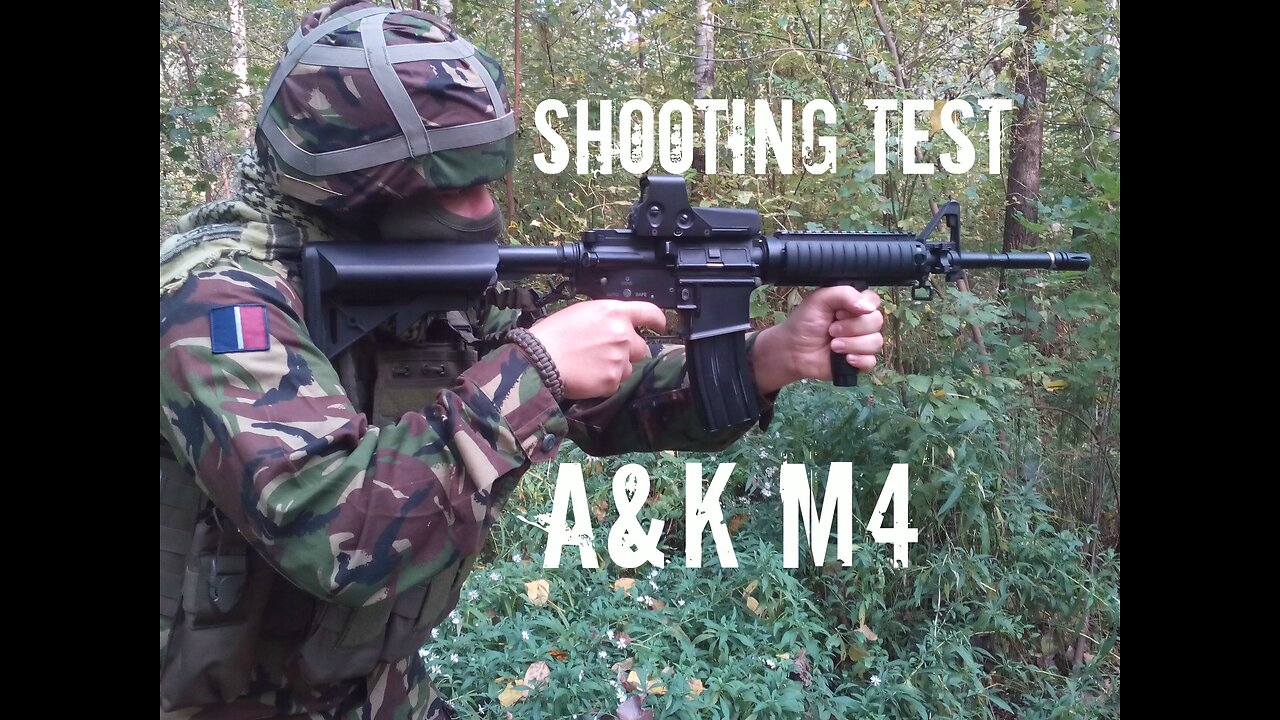 PJ4A1 M4 Airsoft Shooting Test (2015)