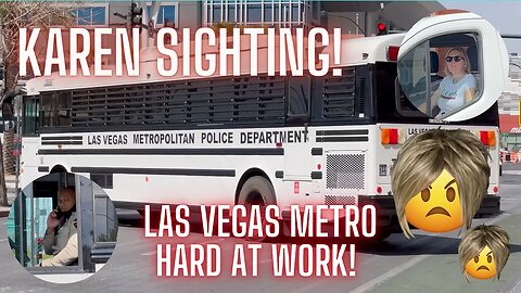 We Found Karen Parked Outside Las Vegas Jail With Some Impressively Hard Working Cops! LOL 🐷🚔
