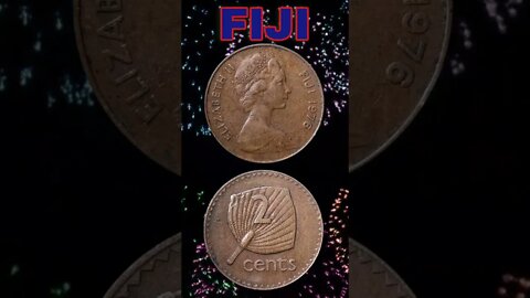 Fiji 2 cents 1976.#shorts #coinnotesz