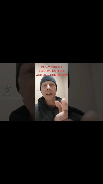 Public Service Announcement: do you know where your electric car fuel comes from? #fyp #needtoknow