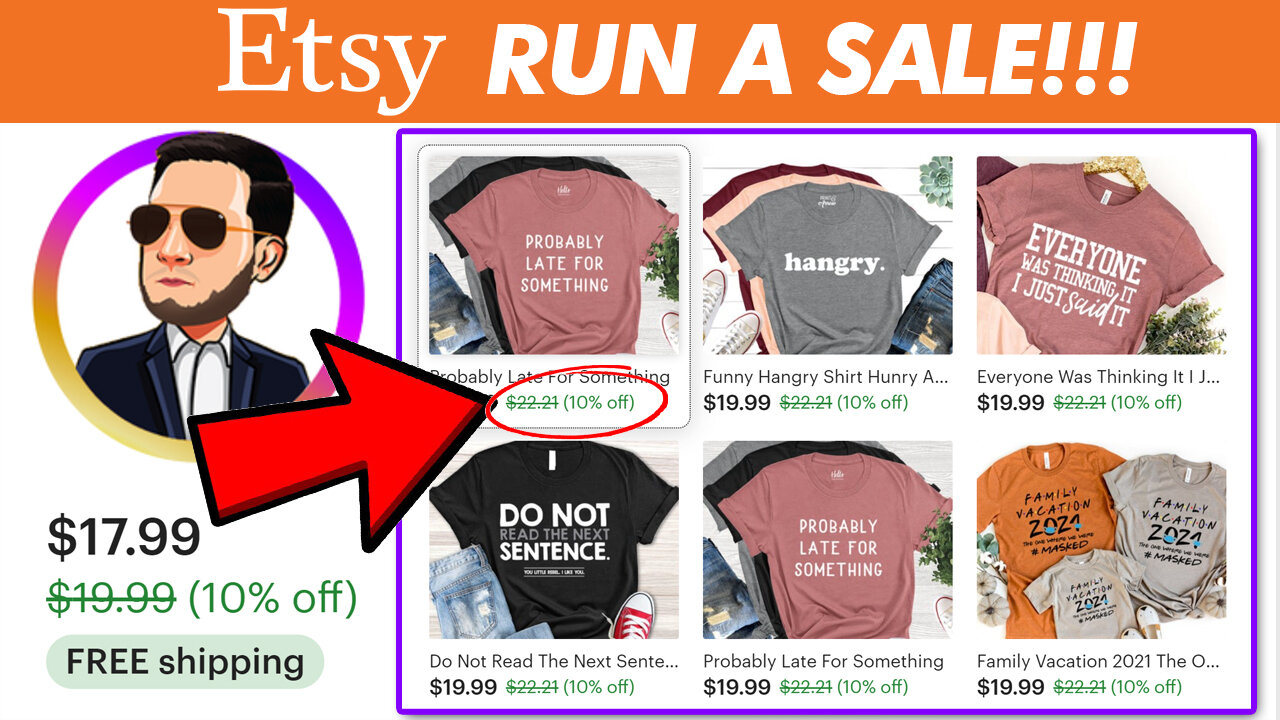 How to Run a Sale on Etsy! (🔥Increase CTR & Conversion Rate)