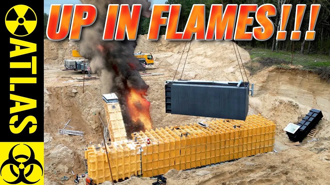 Welders Cause Luxury Bomb Shelter To Go UP IN FLAMES!!!