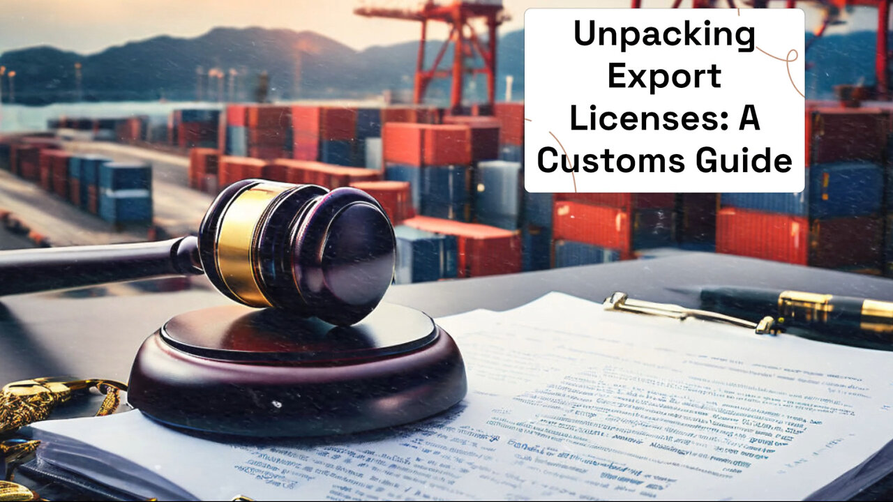 Decoding Export Licenses: Navigating Customs Clearance for International Trade