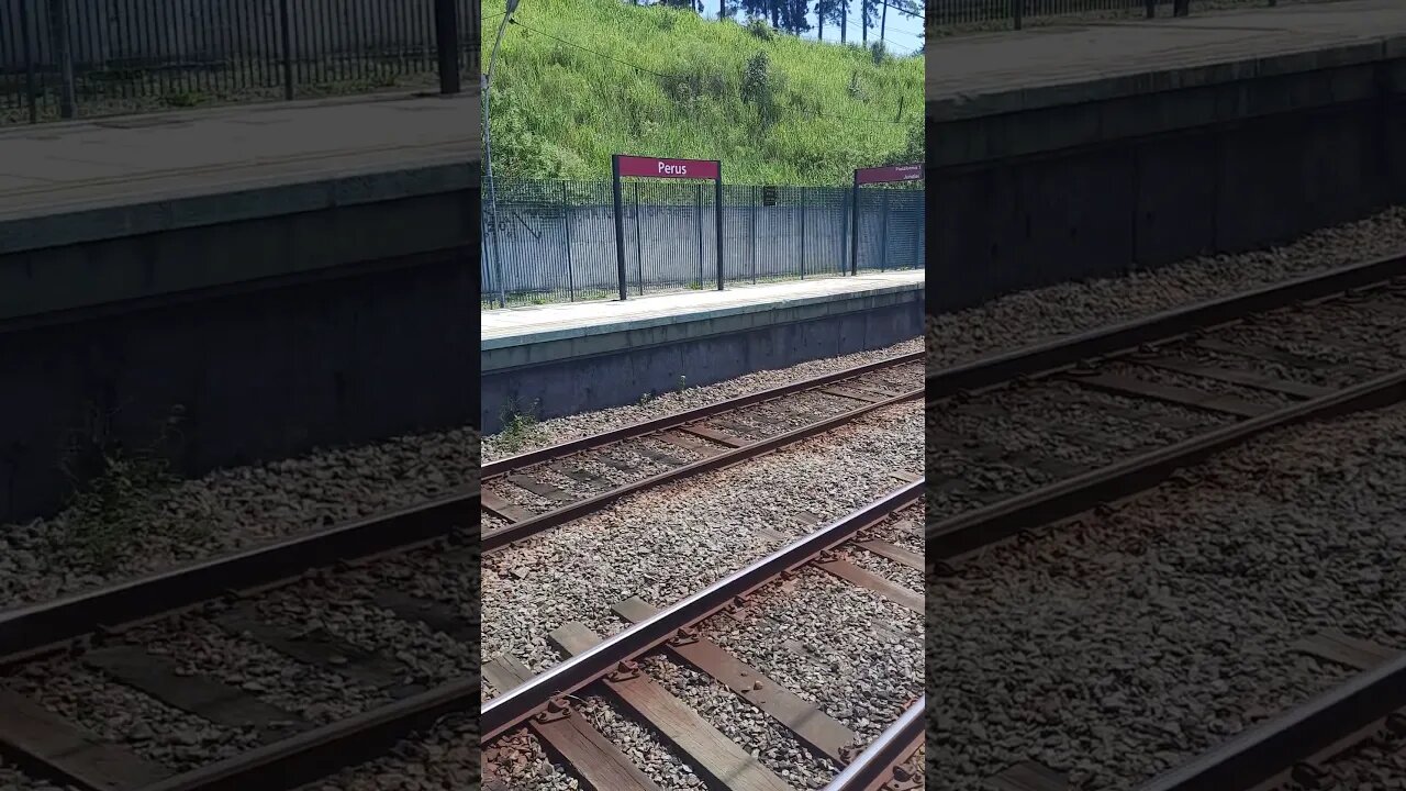 ESTAÇÃO PERUS TRECHO DA LINHA RIO GRANDE DA SERRA X JUNDIAI EM SÃO PAULO CAPITAL