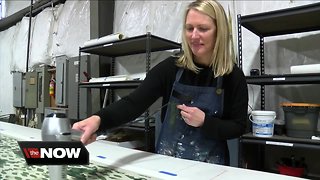 Her company recreates Charles Burchfield's original wallpaper designs