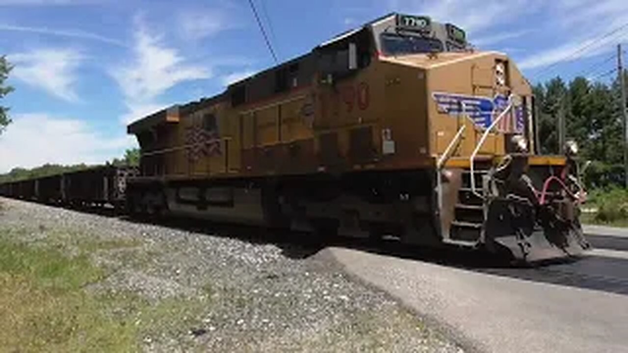 CSX B520 with UP Power from Lodi, Ohio July 2, 2022