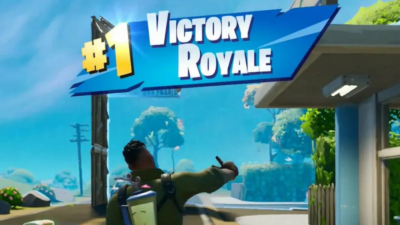 Winning a Fortnite Chapter 2 Game With Lag!