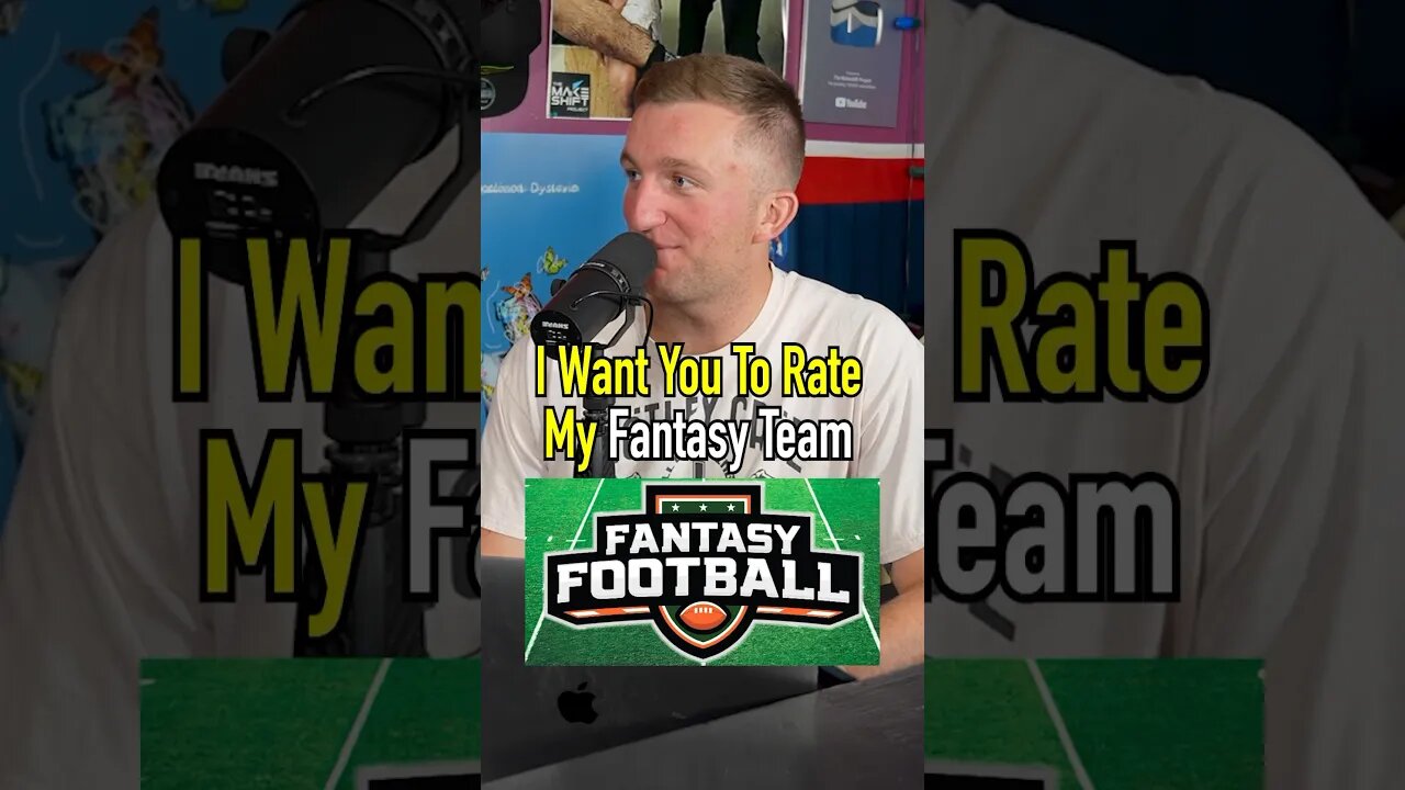 RATE MY FANTASY TEAM!! What’s His Record Gonna Be?! #shorts #fantasy #football #nfl #sports #espn