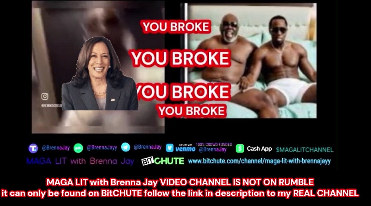 P Diddy wants to PARTY & you gotta tell him NO | MAGA LIT w/ Brenna Jay ONLY on BitCHUTE