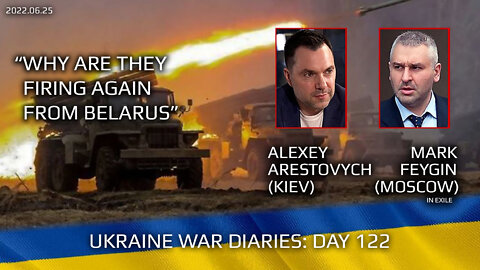 War Day 122: war diaries w/Advisor to Ukraine President, Intel Officer @Alexey Arestovych & #Feygin