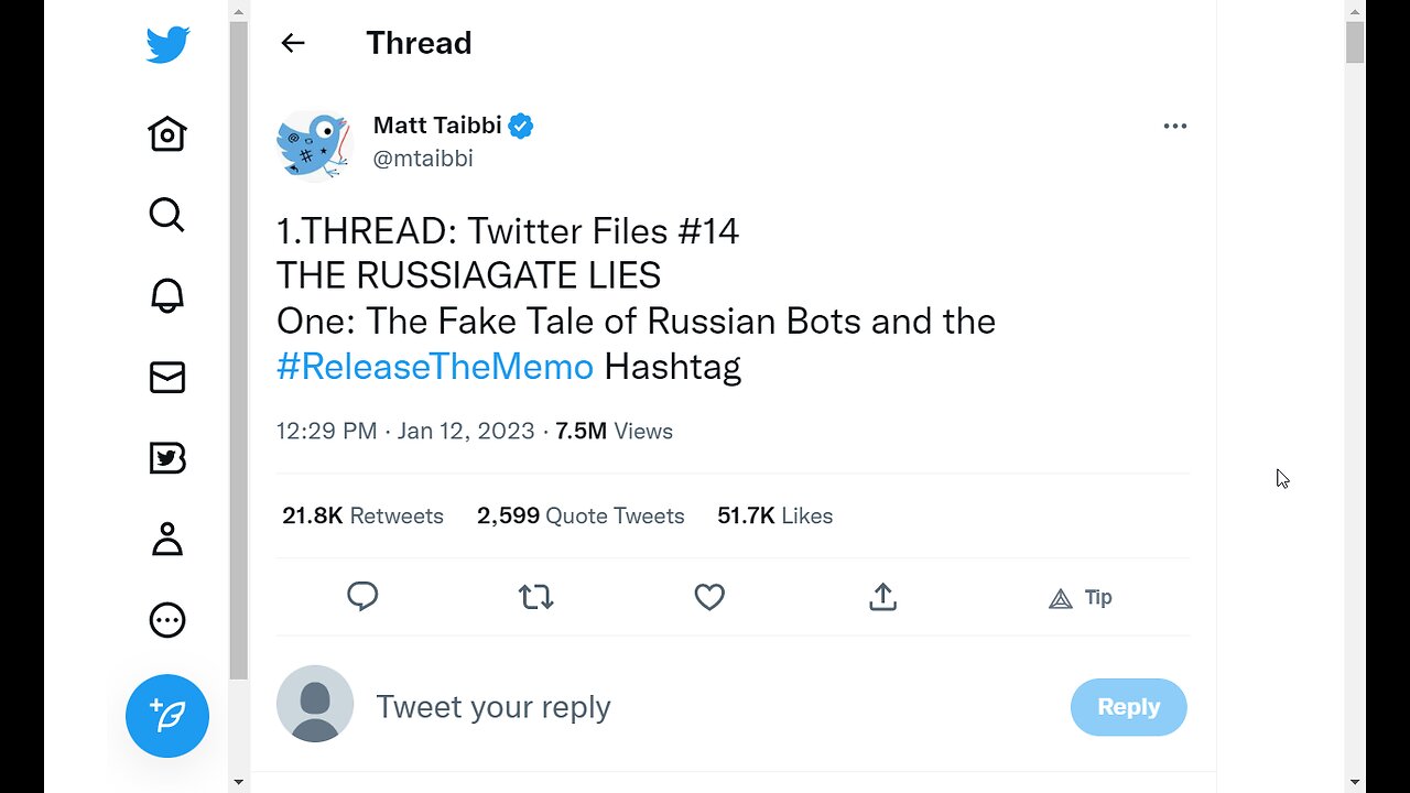 AUDIBLE TWITTER FILES #14 THE RUSSIAGATE LIES