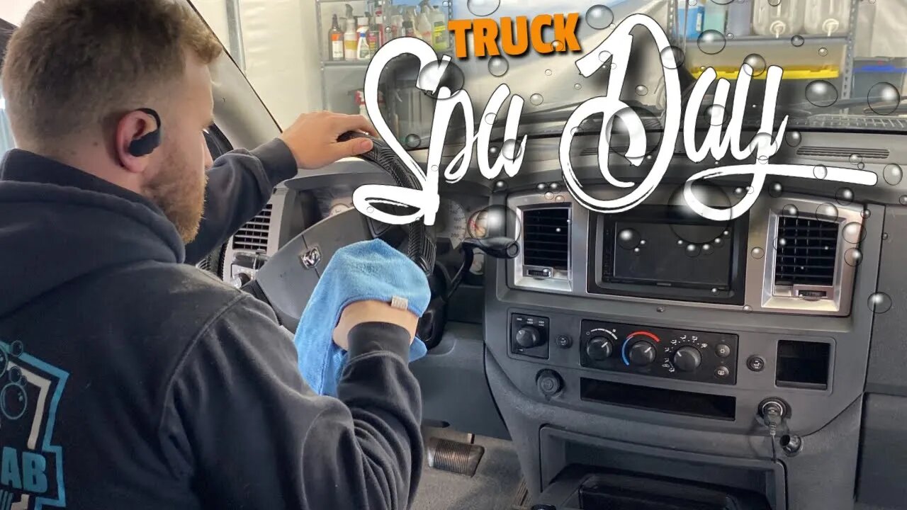 Truck Spa Day | Dirty Car Detailing | Interior Car Cleaning