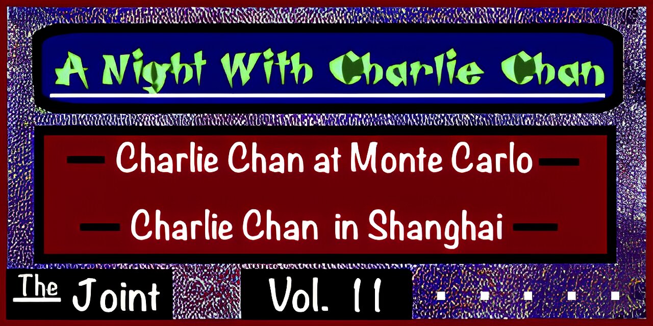 The Joint ☛ It's Charlie Chan Night #11!!! Don't forget the wontons!
