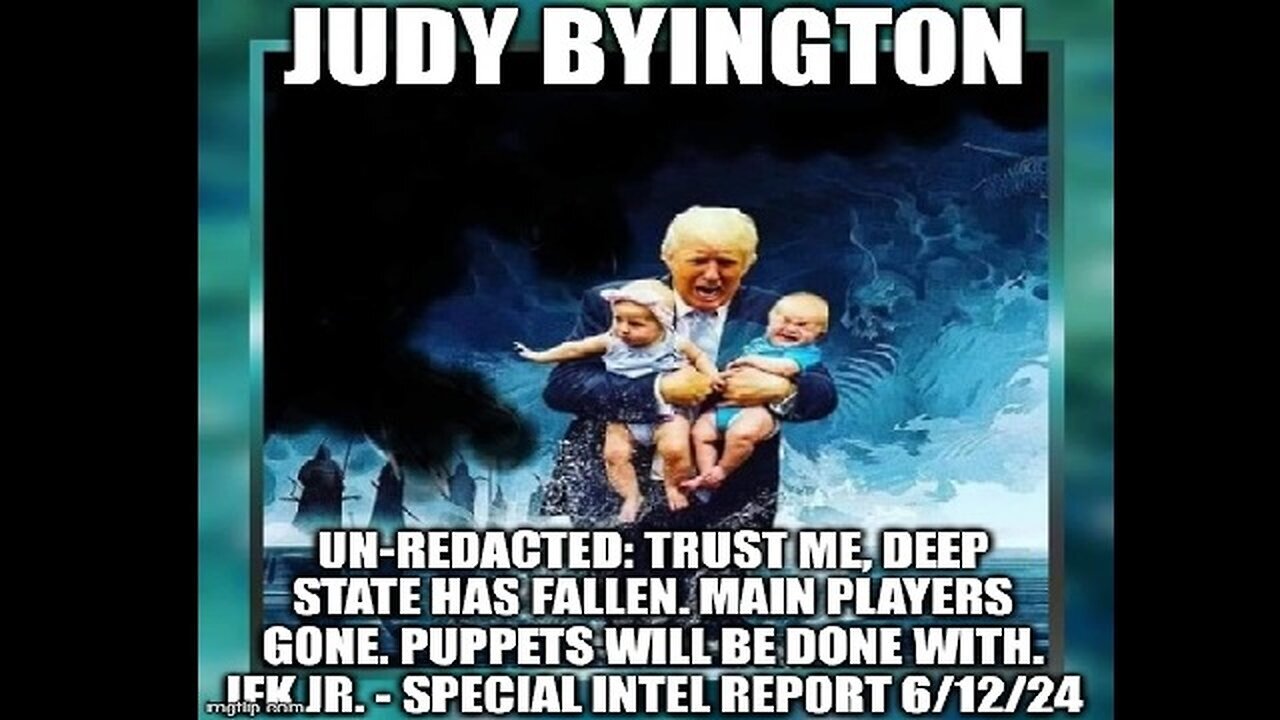 Judy Byington: Trust Me, Puppets Will Be Done With. JFK Jr.