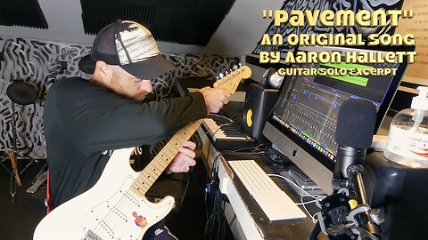 "Pavement" an Original Song by Aaron Hallett Guitar Solo Excerpt