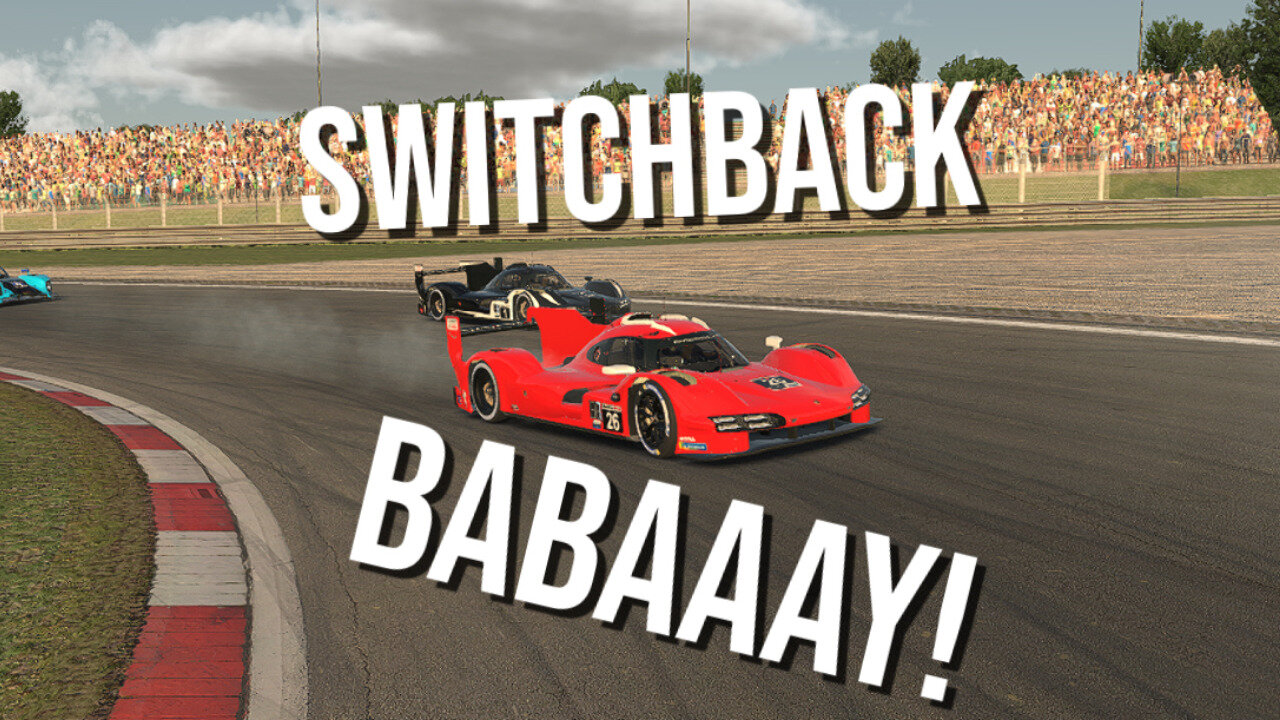 Gotta love a switchback #iracing #switchback #imsa