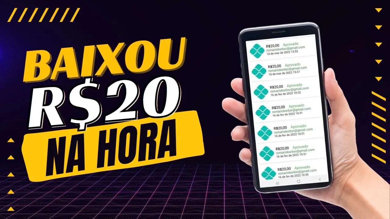 🔥CADASTROU GANHOU R$20 NO PIX EM 6 MINUTOS 🤑 PROVA DE PAGAMENTO - Aplicativo Para Ganhar Dinheiro