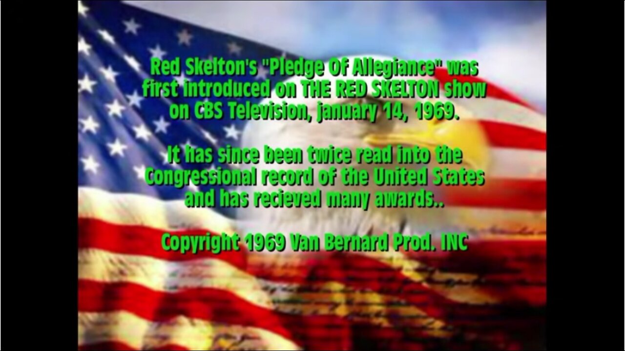 Red Skelton's Pledge of Allegiance