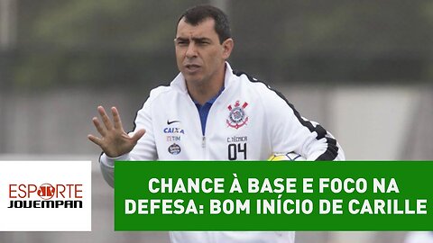 Chance à base e foco na defesa: o bom início de Fábio Carille