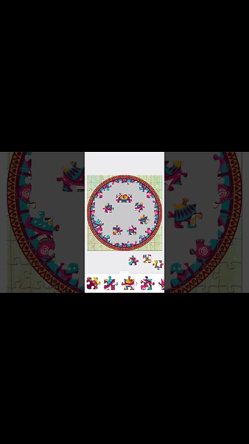 100 piece jigsaw - mandala