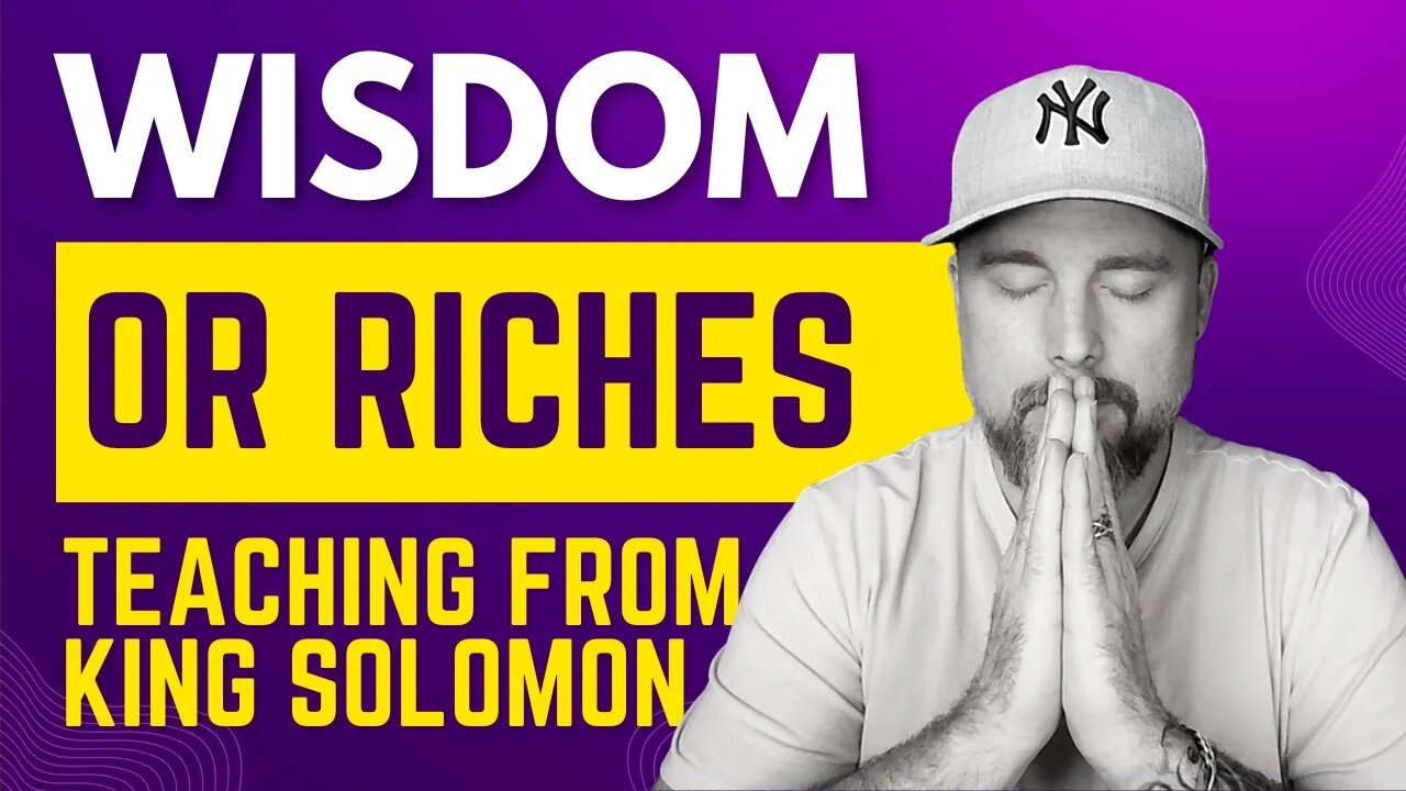 Unlocking King Solomon's Lesson: Wisdom vs Riches | Ecclesiastes