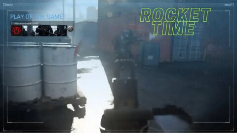 Call of Duty®: Modern Warfare® play of the game 6 kills whole team + 1 rocket time.