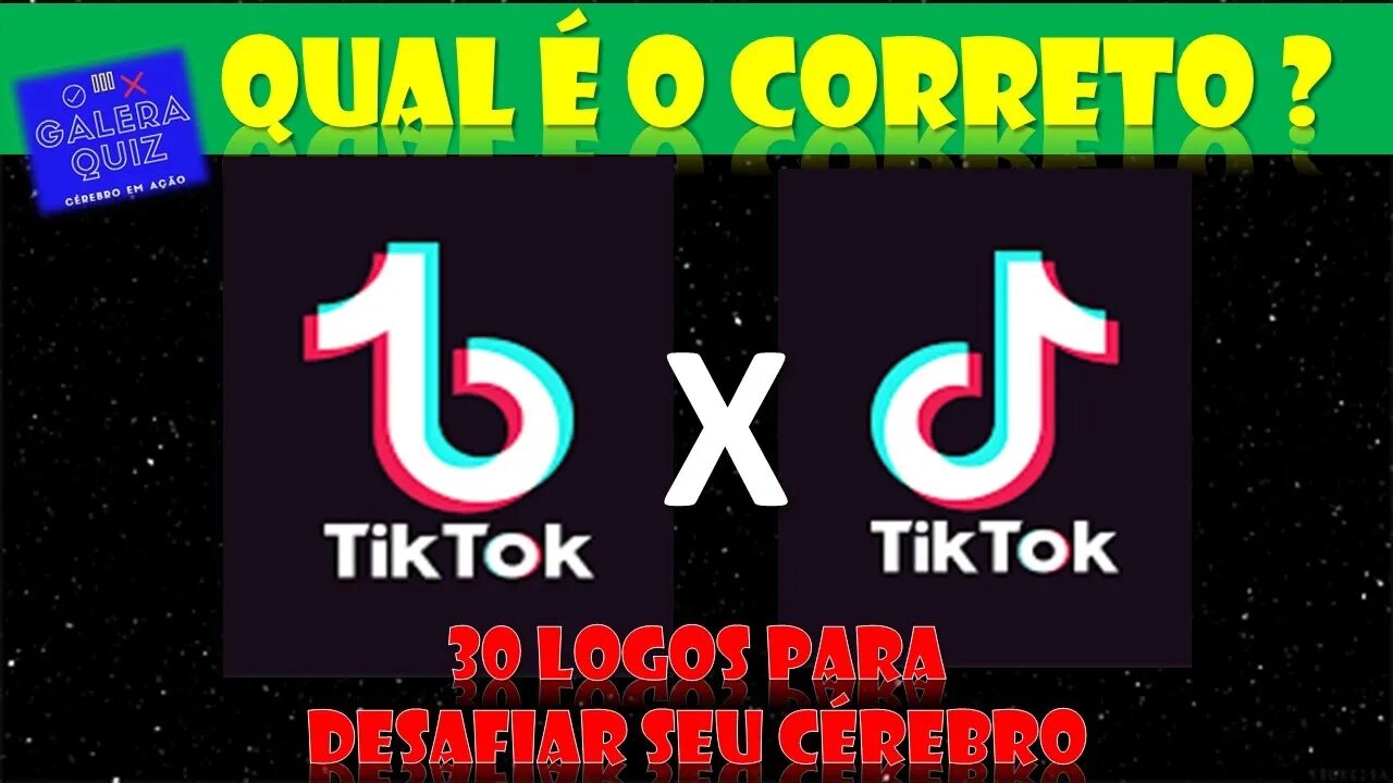 QUAL É A LOGO CERTA? DUVIDO VOCÊ ACERTAR TODAS