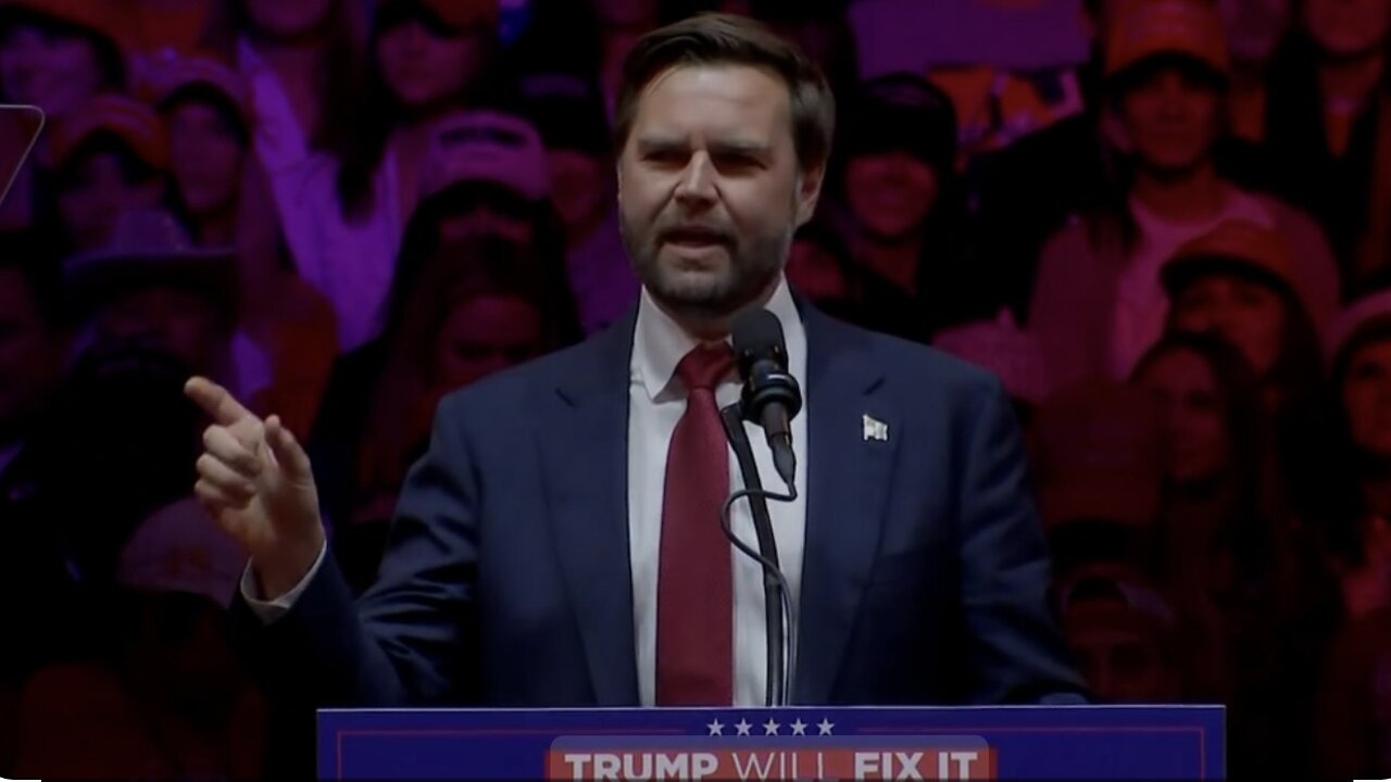 JD Vance Full Speech at Madison Square Garden Trump Rally (October 27, 2024)