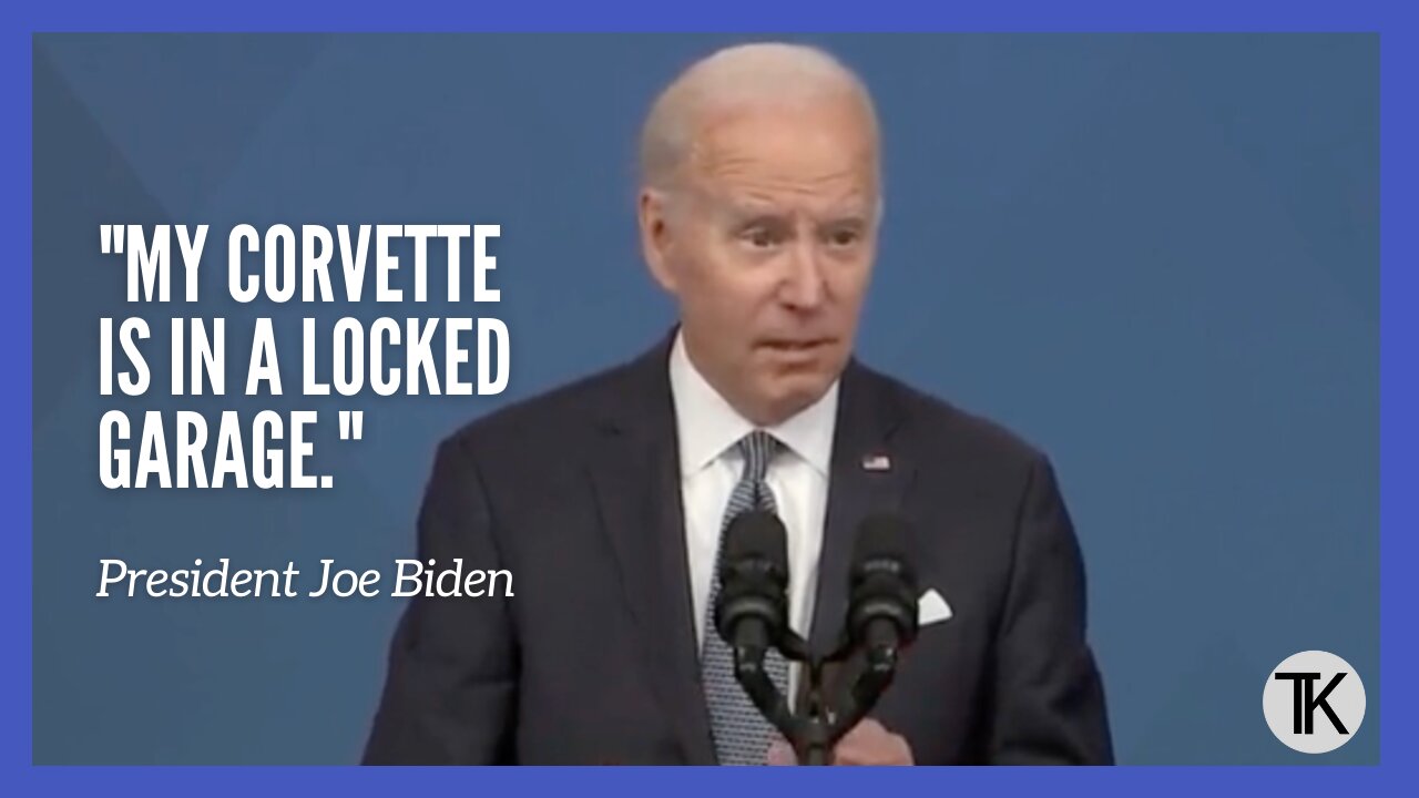 Biden on Classified Docs Found in His Garage: ‘My Corvette Is in a Locked Garage, OK?’