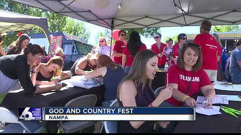 God and Country Festival attendees help to save a life