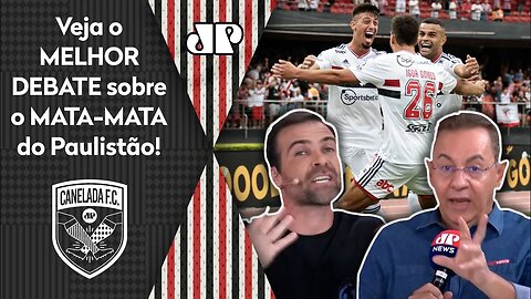 "BRIGAR com o Palmeiras? Cara, pra mim, o São Paulo..." Debate FERVE sobre o MATA-MATA do Paulistão!