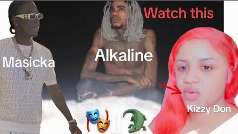 Alkaline Respond To Masicka With A Pic Of Himself? Kizzy Don fan look at this (hilarious 😂) Act!