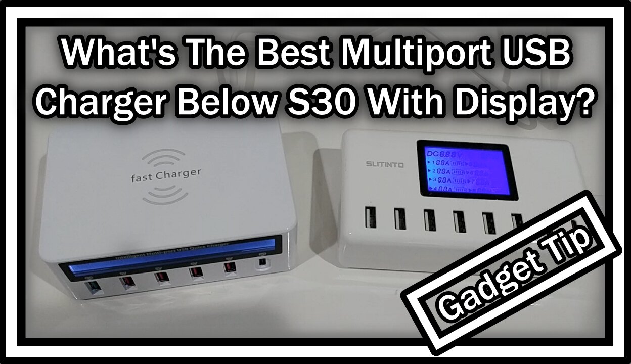 What's The Best Multiport USB Charger Below $30 With LCD Display?