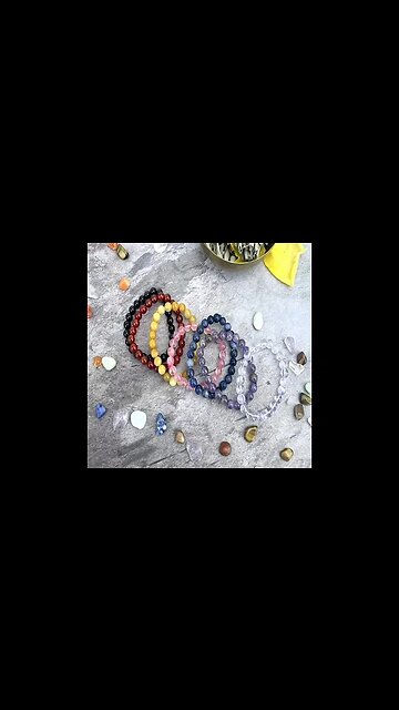 7 MALA BEAD BRACELETS - CHAKRA BRACELET SET