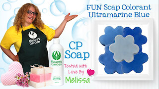 Soap Testing Ultramarine Blue Soap Colorant- Natures Garden