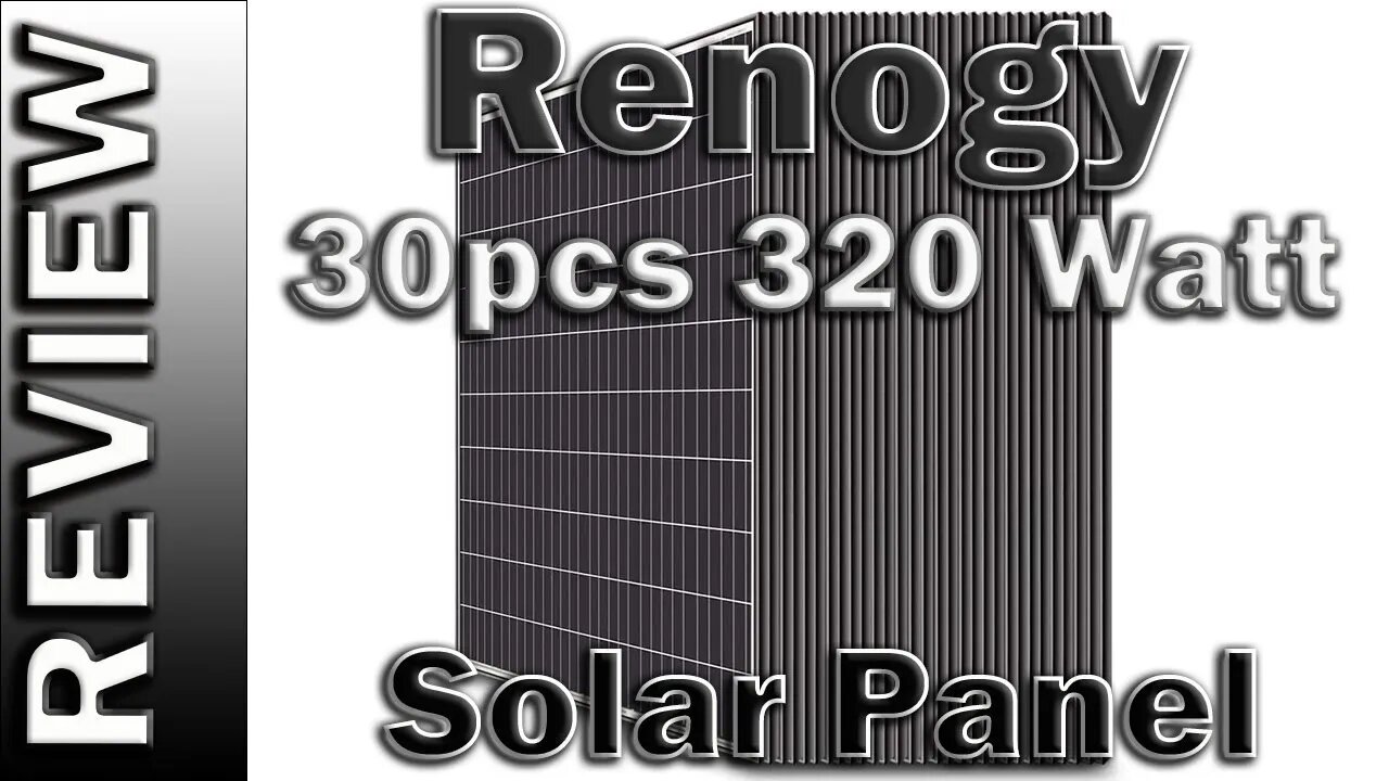 Renogy 30pcs 320 Watt Monocrystalline Solar Panel System Kit For House Residential & Commercial