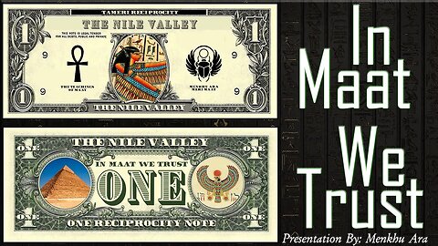 "In Maat We Trust" ~ Teachings of Maat ~ Menkhu Ara Meri Maat