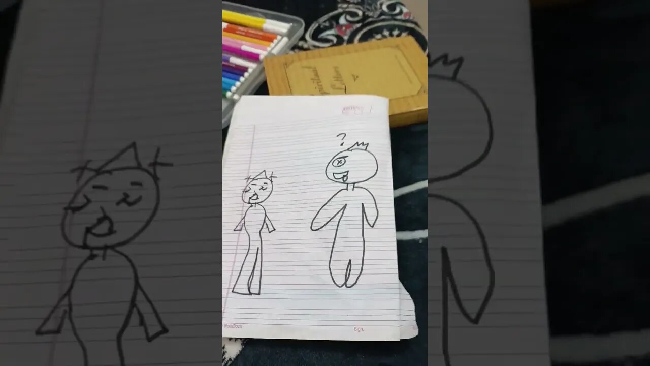 Pencil Drawing And Fun Animation ๐๐คจ#shorts #art