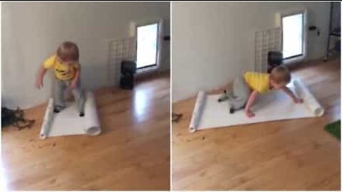 クリスマスプレゼントのラッピングが苦手な子ども