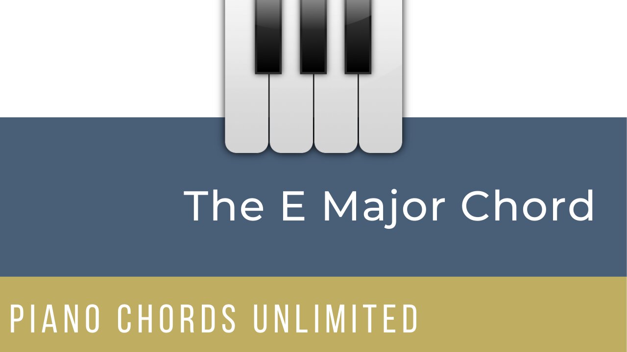 E major 5-Finger Scale, Broken Chord & Blocked Chord — Piano Chords Unlimited