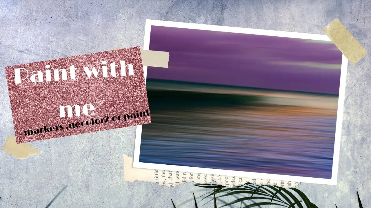 sketch with me florida ocean art part 2 #paintwithme #floridasunset #sketchwithme #artforbeginners