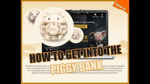 HOW TO GET INTO THE PIGGY BANK ON THE NEW WEBSITE UI