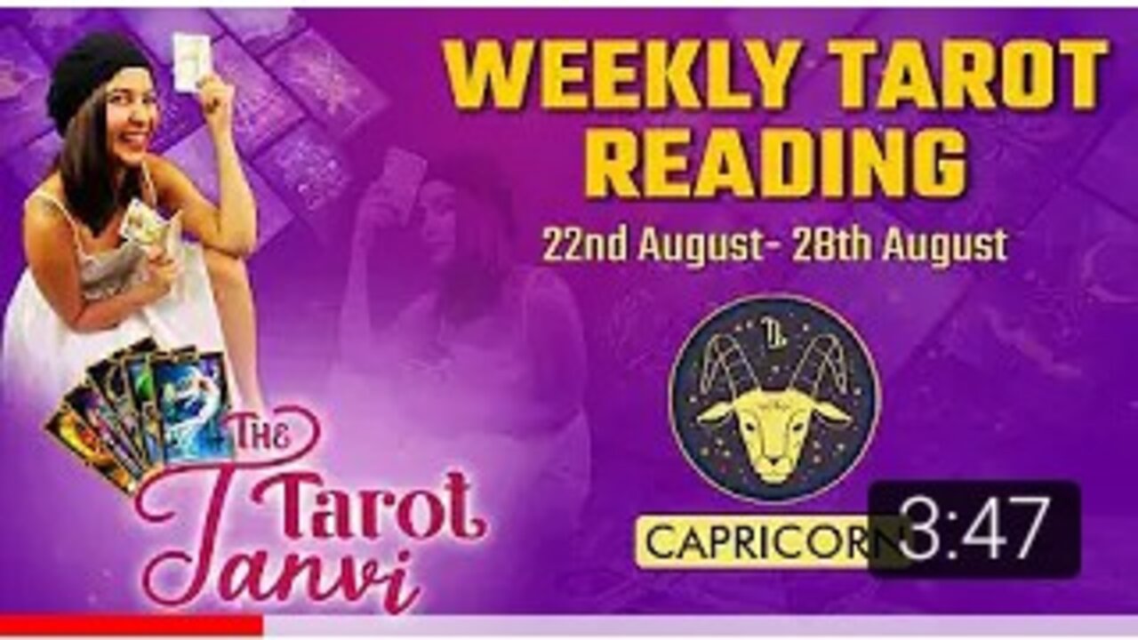 Weekly Tarot Reading : Capricorn - 22nd to 28th August 2022 | Oneindia News