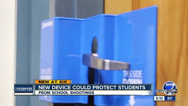 Colorado businessmen want to equip classrooms with barricade device to stop active shooters